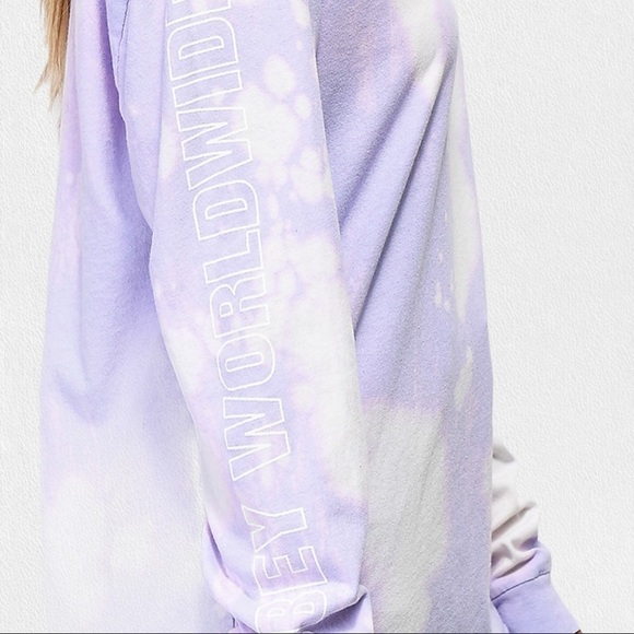 Obey Tie-Dyed Purple Top (T83) - Picture 6 of 6